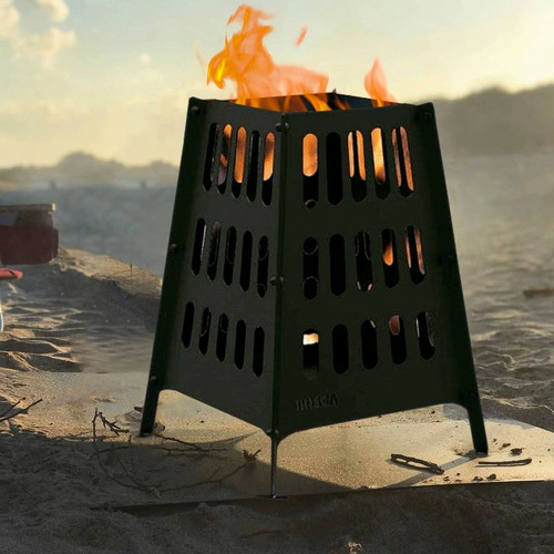 Fogonero Brasero Armable Cuadrado Bosca Fire Pit 250 Asador