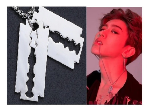 Collar Hoja De Afeitar Kpop Bts Coreanos 