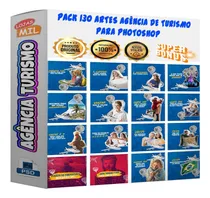 Comprar Pack 130 Artes Para Agencia De Viagens Editáveis Psd + Png