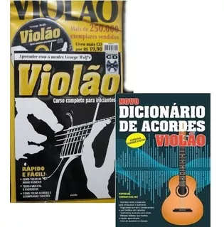 Kit Curso Fácil Violão P/ Iniciantes+ Dicionario De Acordes
