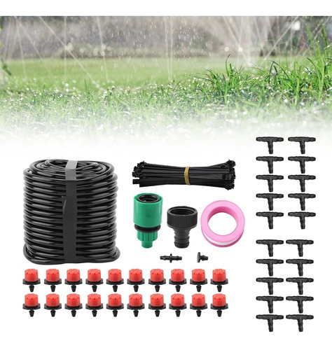 Kit De Riego De Agua, Sistema De Microgoteo De 20 M, Automát