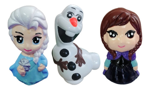 Alcancias Frozen, Elsa, Ana Y Olaf Pintadas 12 Pzs
