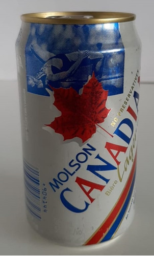 D6515 - Molson Canadian- Medalhas Olimpicas - Antiga Lata Va