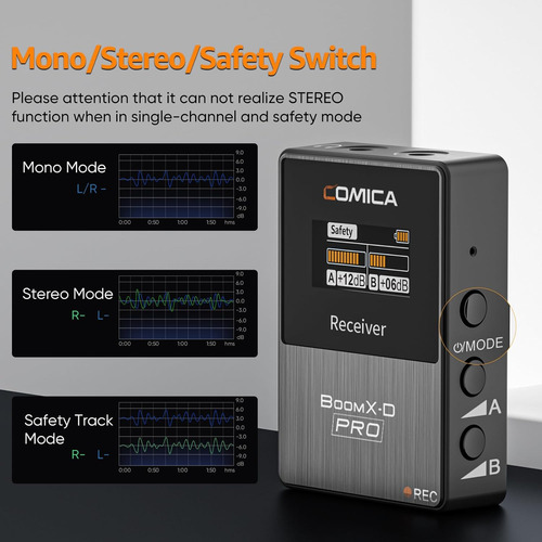 Boomx-d Pro - Sistema De Micrófono Inalámbrico Lavalier Con