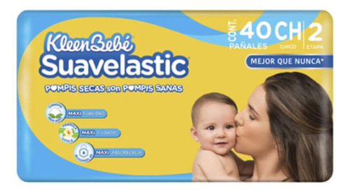 Kleenbebé Suavelastic Chico Con 40 Piezas