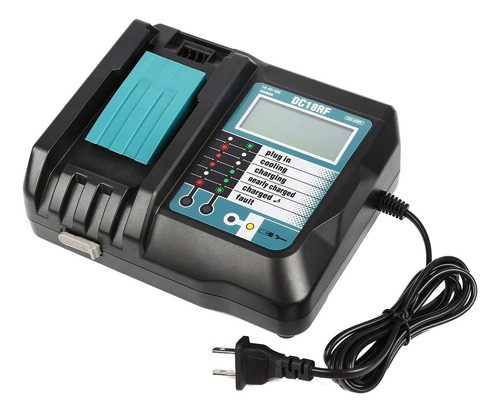 Cargador De Batería De 18 V Makita  Dc18rc Cargador De