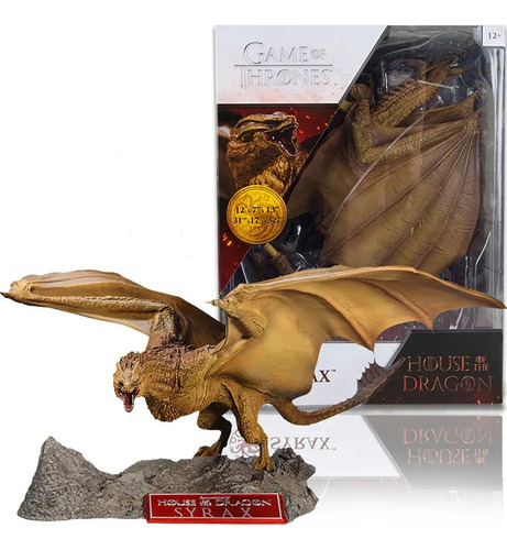 Figura Syrax House Of Dragon Mc Farlane Game Of Thrones  