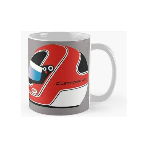 Taza Helio Castroneves Indy 500 (2001) Calidad Premium