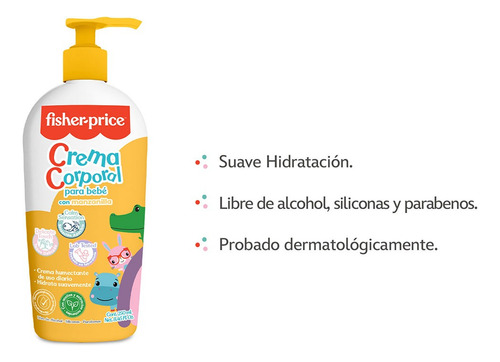 Fisher Price Crema Corporal Manzanilla