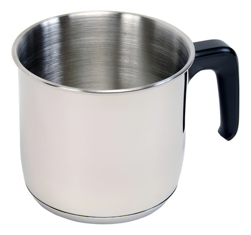 Lechera Jarro Hervidor De Acero Inoxidable De 12cm Con Mango Color Plateado