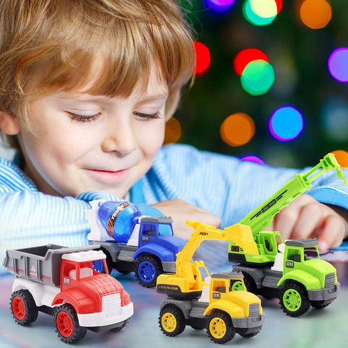Juguetes Para Vehículos De Construcción Con Motor De Fricció