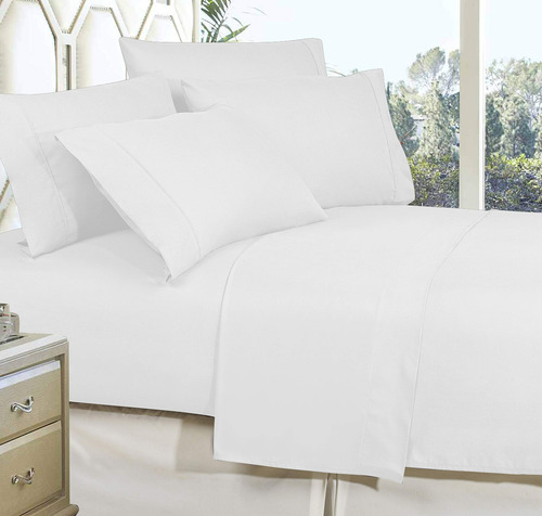 Juego De Cama De Lujo 4 Piezas Egipcio 1500 Hilos Resistente