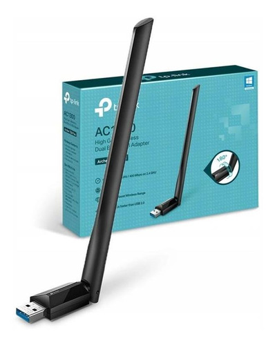  Adaptador Usb Tp-link Archer T3u Plus Wifi Dualband Ac1300 