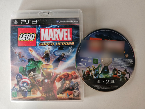Jogo Lego Marvel Super Heroes Ps3 Original Midia Física (Usado)