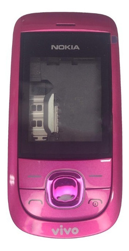 Carcaça Completa Para Nokia 2220s-b Rosa Envio Imediato
