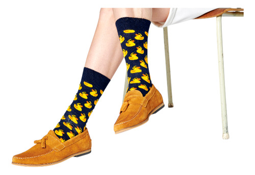 Calcetines Divertidos Happy Socks Rubber Duck Largos