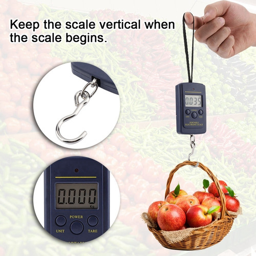 40kg/50kg 10g Portátil Electrónica Lcd Digital Colgante Lugg