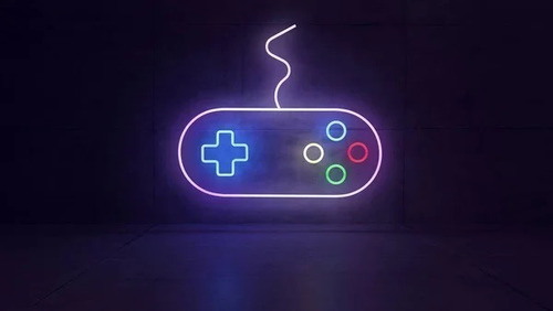 Imagen 3 de 10 de Letras Luminosas Figuras Neon Led. Texto Con Luz De Colores.