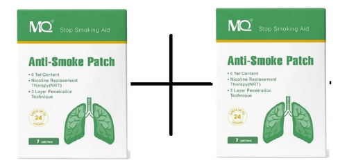 14 Parches Nicotina Anti Smoke Patch  De 21 Mg+ Envío Gratis