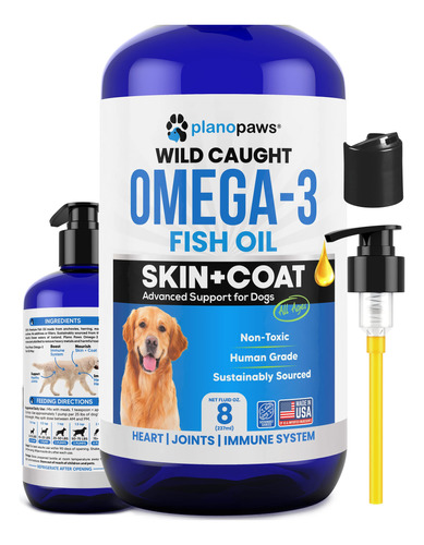 Aceite De Pescado Omega 3 Para Perros - Mejor Que El Aceite 