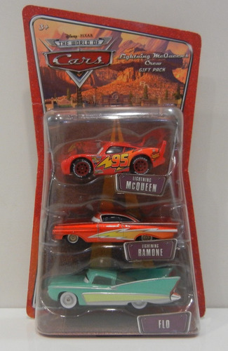 Disney Cars Lightning Mcqueen, Lightning Ramone Y Flo Gift P