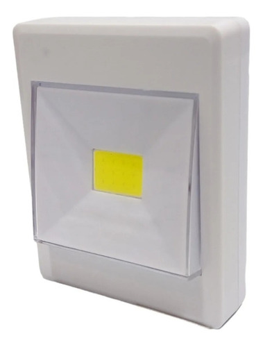 Luz Lampara Led Pila 12 Cob Emergencia Cuadrado Color Blanco