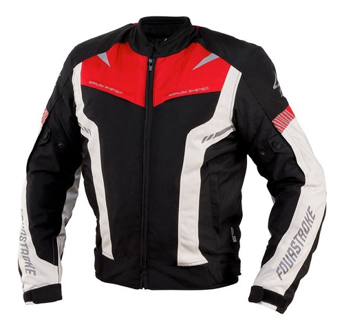 Campera Four 4 Stroke Warrior Cordura Guantes Mascara Moto R