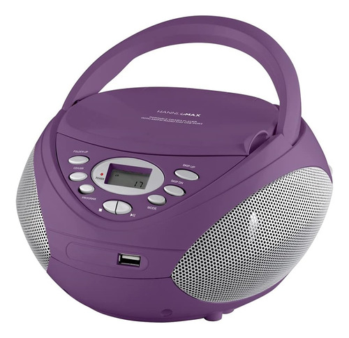 Reproductor Portátil Hannlomax Hx-326cd, Radio, Puerto Usb P