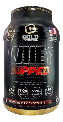 Gold Nutrition Whey Ripped 2 Lbs Proteina Con Quemador