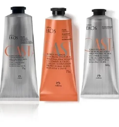 KIT CASTAÑA PULPA PARA MANOS 75 GR +PULPA PARA PIES 75 GR+ EXFOLIANTE PARA MANOS Y PIES 65 GR