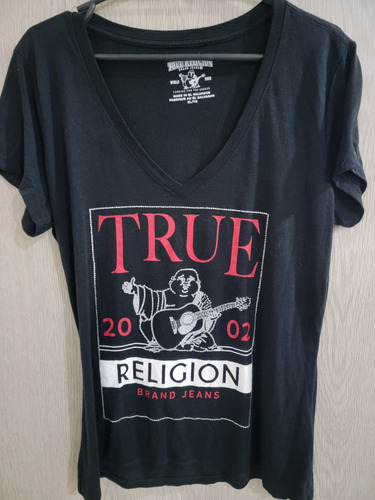 Blusa Mujer Talla Xl True Religion Color Negro 010