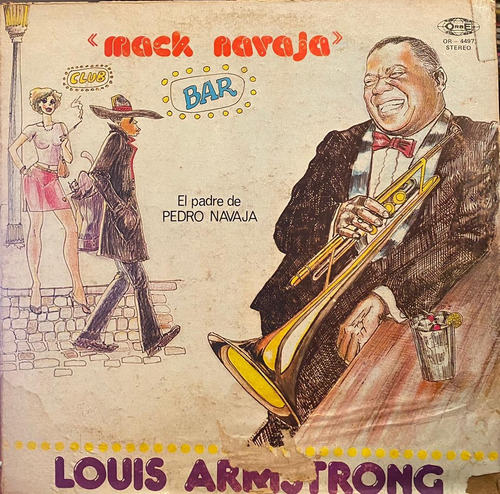 Disco Lp - Louis Armstrong / Mack Navaja. Album (1979)