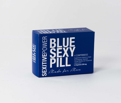 Suplemento Dietario Blue Sexy Pill Hombre4 Cápsulas-sexitive