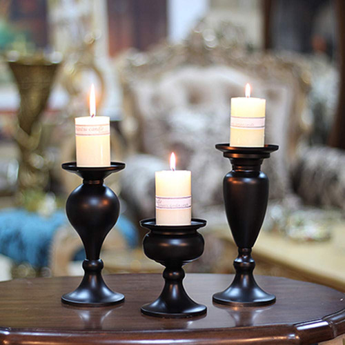 Sziqiqi Candelabro De Pilar Vintage Candelabro De Metal Jueg