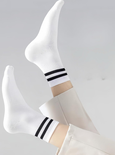 6 Pares Calcetines De Algodón Para Hombre Y Mujer,