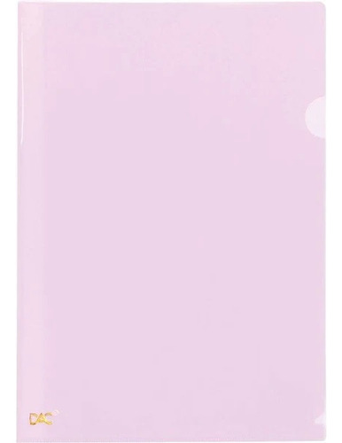 Pasta Tipo L A4 Com 10 Unidades Breeze Cores Diversas Dac Cor Rosa