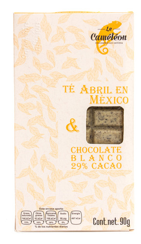 Tableta De Chocolate Blanco Con Té Abril En México