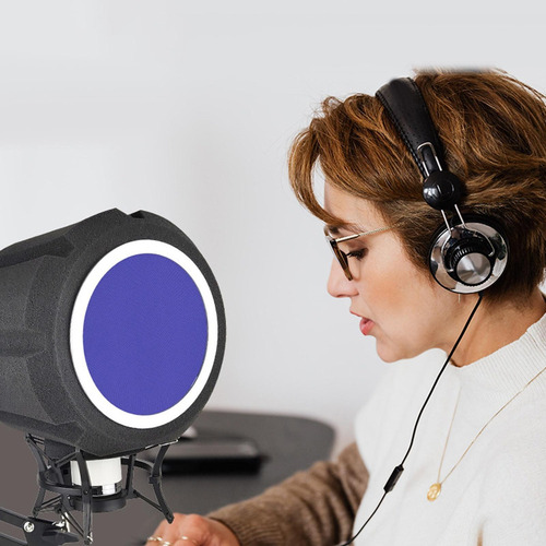 Micrófono Pantalla Esponja Acústica Absorbente De Sonido