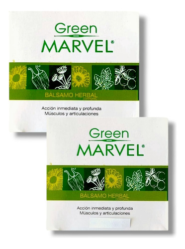 Green Marvel Balsamo Herbolario 2pz