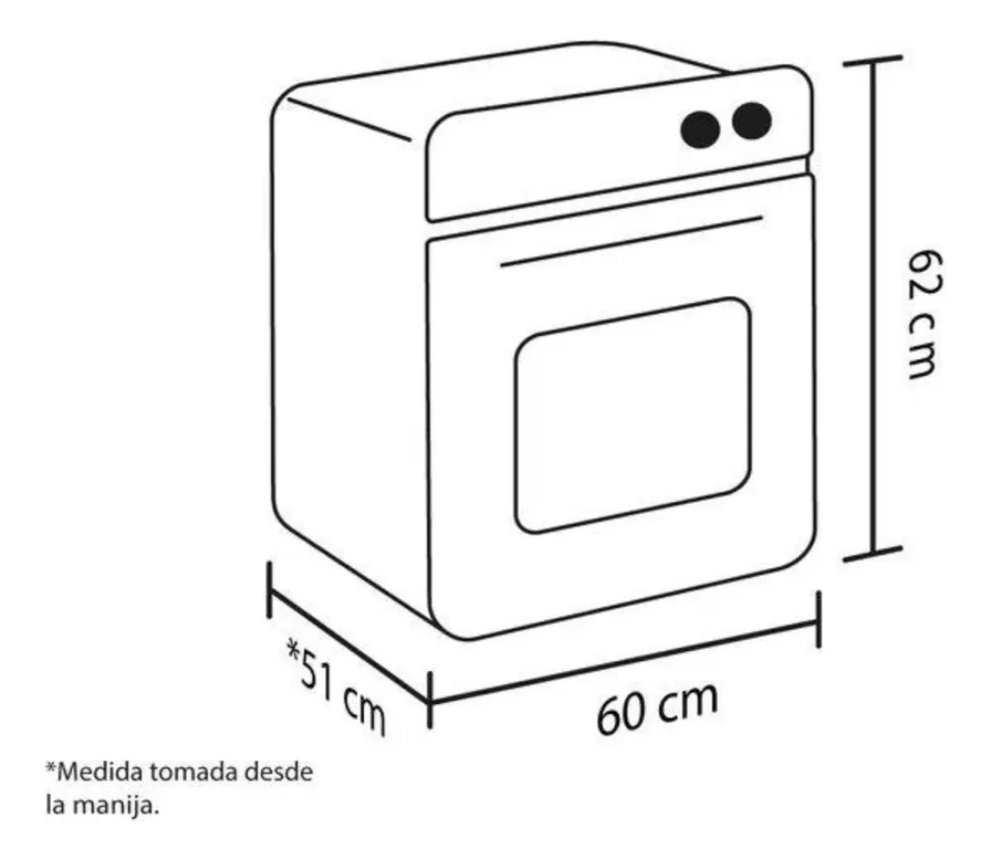 Primera imagen para búsqueda de horno electrico empotrable