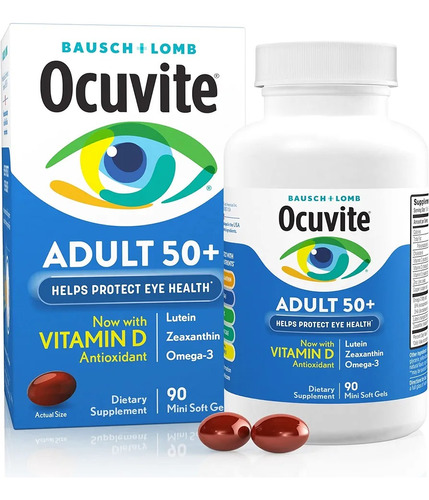 Ocuvite Adult 50+ Luteina Zeaxanthin Omega3 90 Softgels