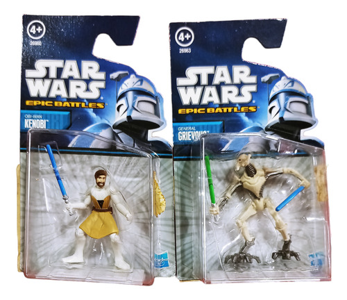 Star Wars Hasbro Epic Battles Obi Wan Kenobi + Gral Grievous