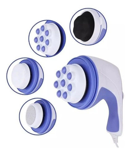 Massageador Orbital Elétrico 360° Body Sculptor 4 Acessórios