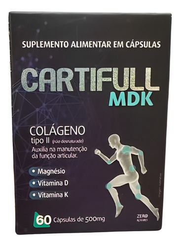 Cartifull Mdk Colágeno Tipo 2 + Vitaminas D K E Magnésio Sabor Sem sabor