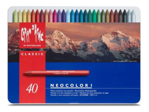 Caran Dache Neocolor Pasteles (40 Colores)