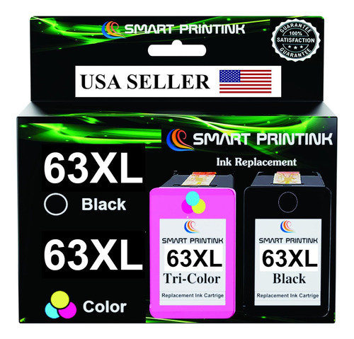 Smart Printink Cartucho De Tinta 63xl De Repuesto Para Hp 63