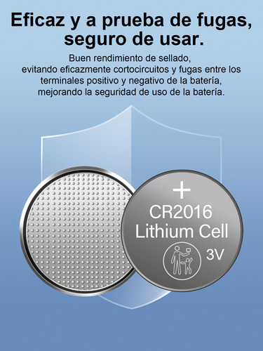 Pilas Cr2016 Litio Botón 3v Genérica 30 Unidades Pack
