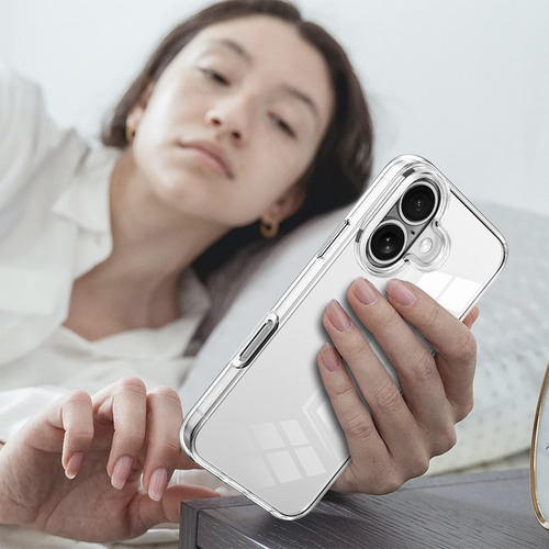 Estojo Transparente Para Redmi 12 4g Resistente A Arranhões,