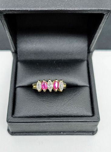 Anillo De Oro Media Chrumebela 14k Mex X60 Amarillo 8 (Usado)