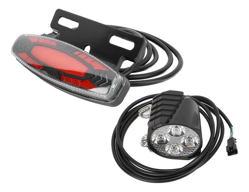 Juego De Faros Delanteros Y Traseros Para Bicicleta, Led De